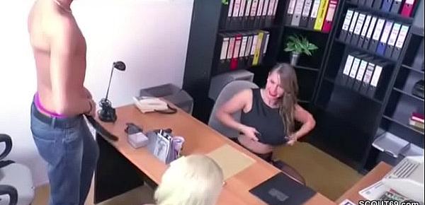  Female Casting Agent Fuck with German Hot Couple